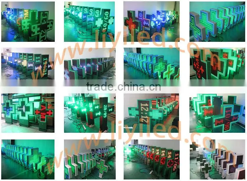 48*48 64*64 96*96 rg gb rb tri-color programmable led cross sign controller led ethernet controller