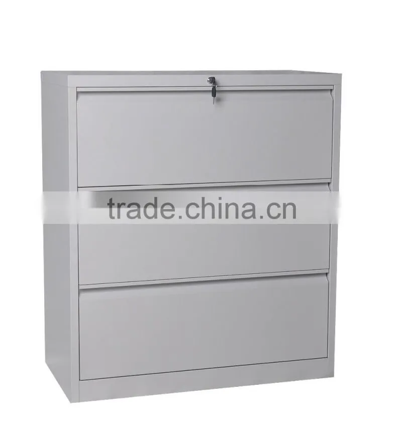 Modern office hanging file cabinet design ful-wide colorful 4 drawer storage filing cabinet with lock mechanism