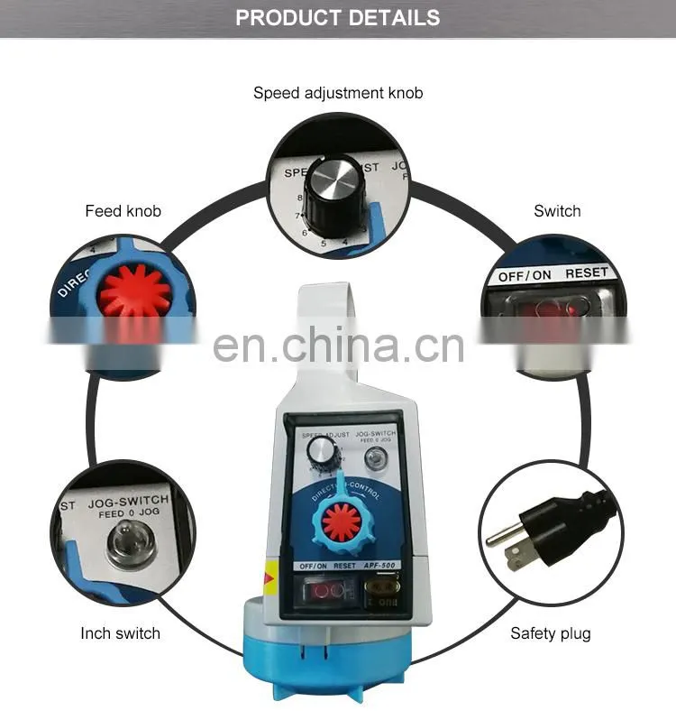 AC110V Power Table Feed Larger Milling Machine X Y Z axis Automatic Feeder