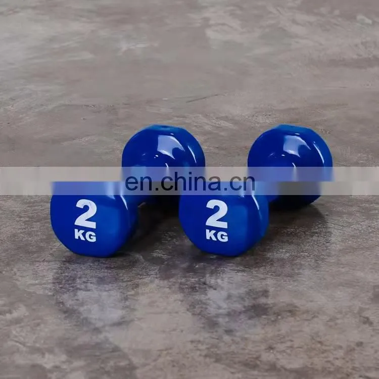 20kg Free Weight Lifting Gym Equipment Mancuernas 10Kg Weights Hantel Hexagon Hexagonal Dumbell Rubber Hex Dumbbells Sets