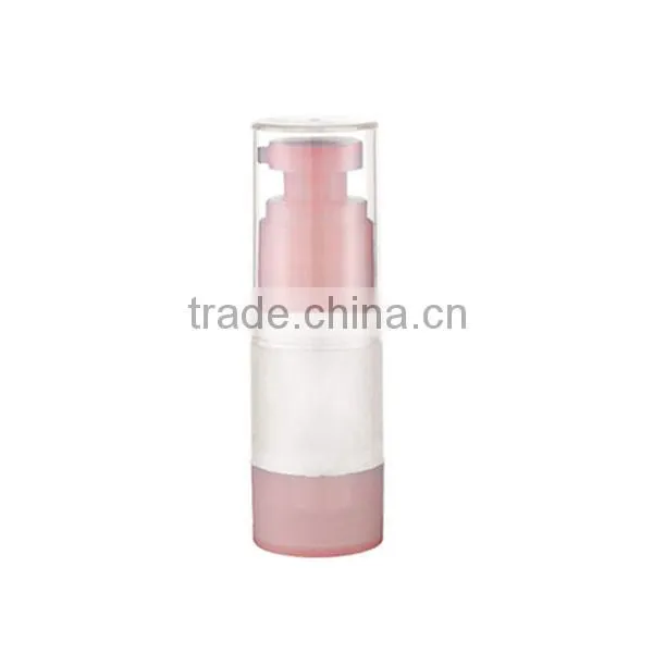 Plastic 20ML airless cosmetic bottle for Cream