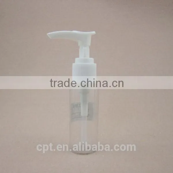 100% new material 60ml sample empty lotion bottles with lotion pump