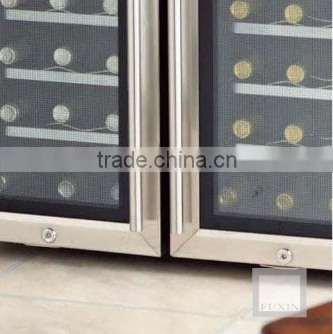 FUXIN:JC-140SEW.Thermoelectric wine cooler with 2 glass door / Table top wine cooler .