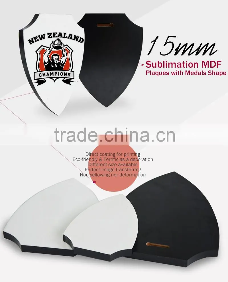 Sublimation MDF Medal Hanging Plaque