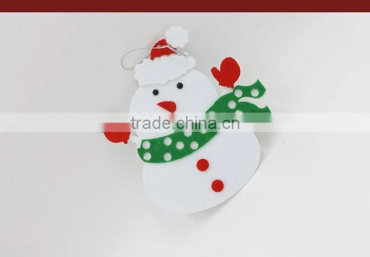 Felt Fabric Snowman Design Christmas Tree Decoration Natal Adornos Navidad