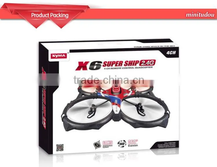 new rc quadcopter with light drone products made in china X6