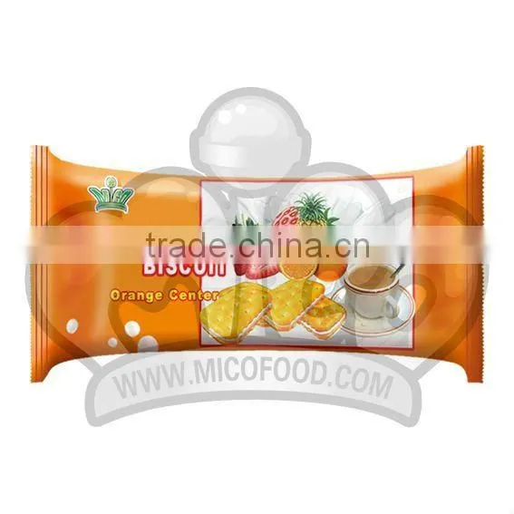 Sandwich biscuit(Strawberry & Orange center)