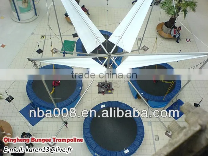 Happy Jumping Time Adventure Interactive Bungee Trampoline, Bouncer Trampoline