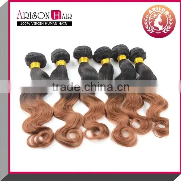 Malaysian Human Virgin Hair Ombre Hair
