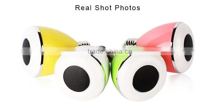 Wireles Bluetooth E27 Stereo Surround Sound LED Light Bluetooth Speaker Led Bulb