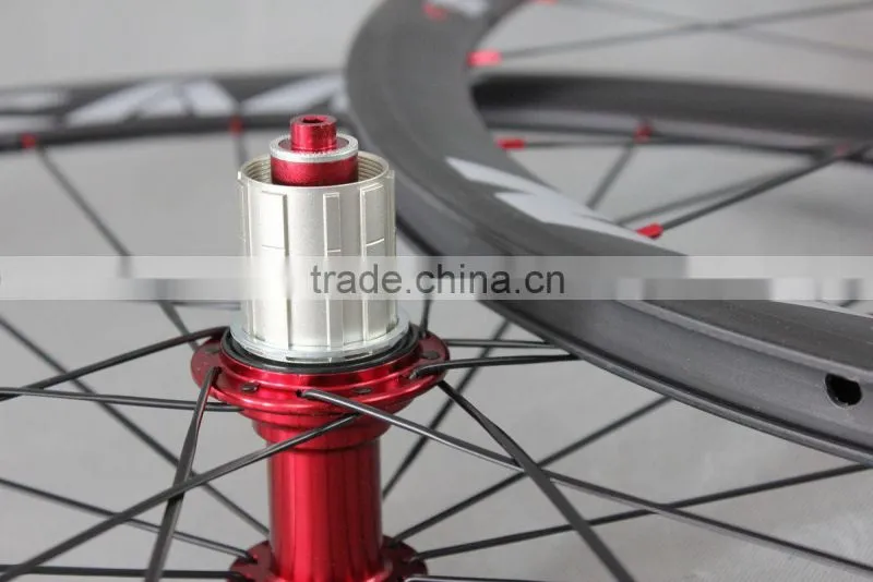 Super light carbon bicycle wheel clincher bike wheelset
