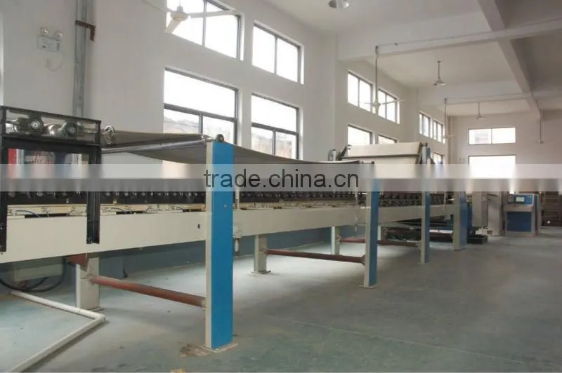 High speed corrugated cardboard production machine