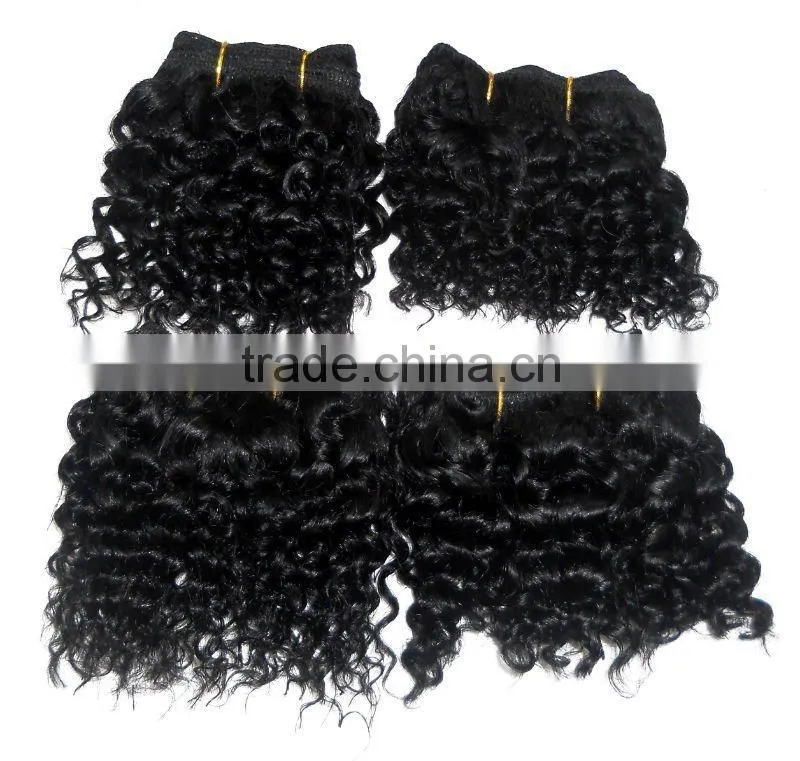 Afro kinky twisted Remy hair weave