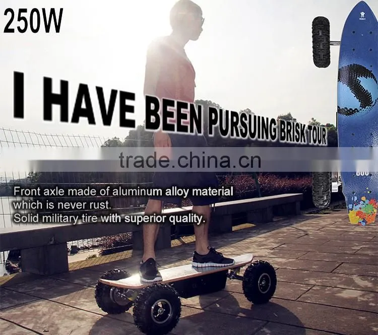 VCEEGO factory Awesome 250w easy to carry electric powered skateboard with brushless motor