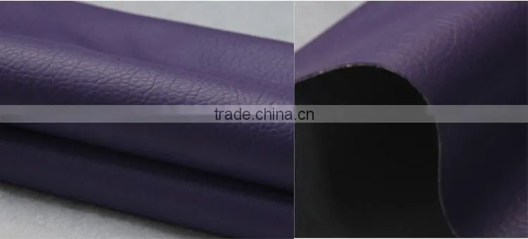 Classic patterns, lychee pattern pu leather for bags any colors is available. stocklot pu leather