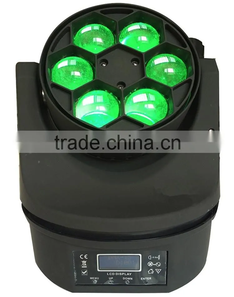 osram 6pcs 15W RGBW 4 in1 bee eye led mini professional moving head light