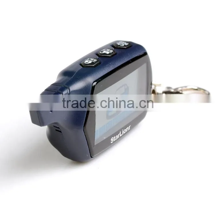 New upgrade starlionr B6 car alarm two way car alarm system with LCD remote engine start