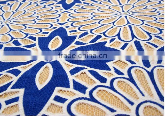 Alibaba most popular wholesale french lace fabric 2016 for wedding embroidered french tulle lace fabric