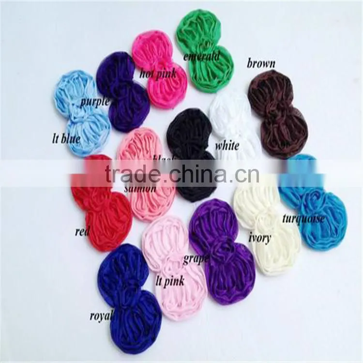 hair bow flower wholesale -hair accessory for baby-high quality chiffon flower
