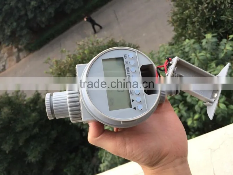 wireless solar water timer for garden irrigation
