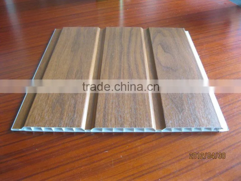 OUMEIJIA 2015 Latest Fashion pvc two grooves wall panel of decorative room panels