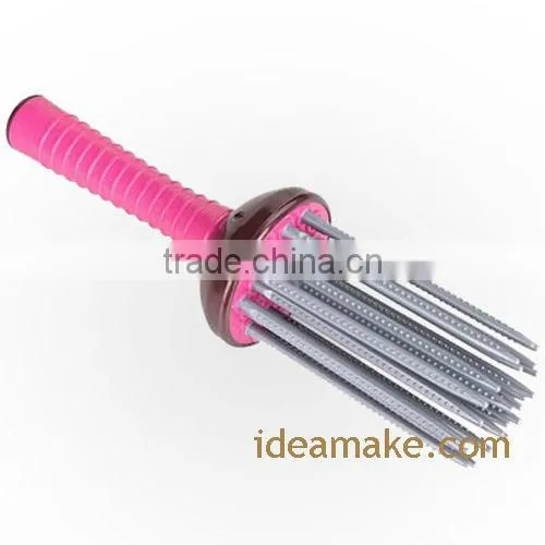 Personal hair care adjustable air curly comb hair straightener,curly hair styling comb
