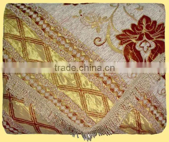 Karachi Pakistan Chenille Textile Fabric Wholesale Bed Sheet SF002-W