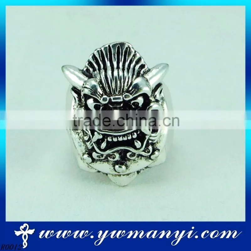 Factory price alibaba best sellers mixed jewelry cheap aggressive skull ring R12 
