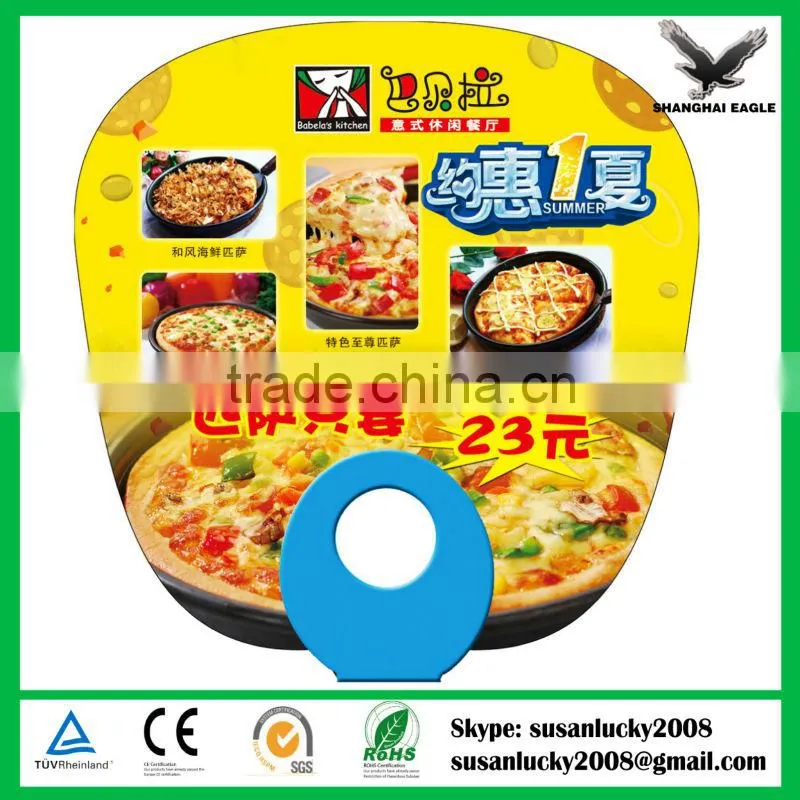 Advertising promotional pp plastic fan (directly from factory)