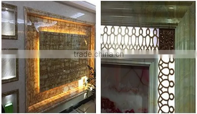 Decorative PVC Stone Marble Edge Line