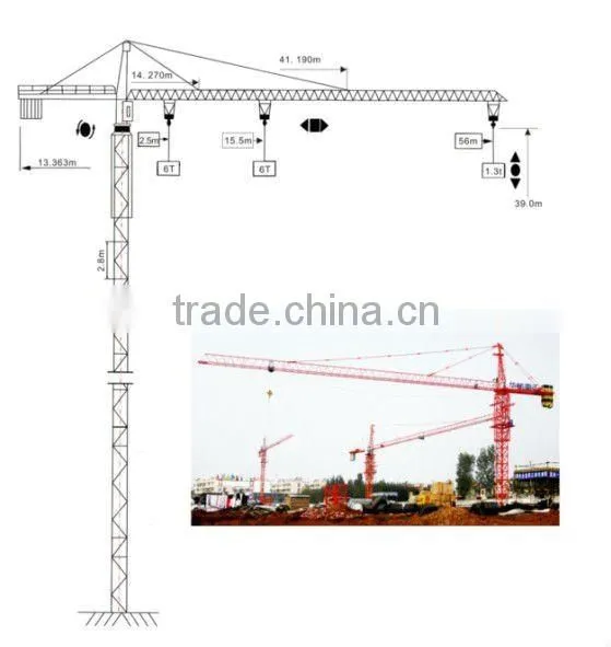 Tower Crane QTZ80(TC5613)