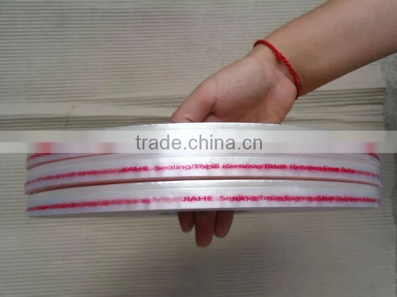resealable plastic self adhesive tape