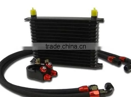 Universal 15 Row 10AN Aluminum Engine Transmission Oil Cooler