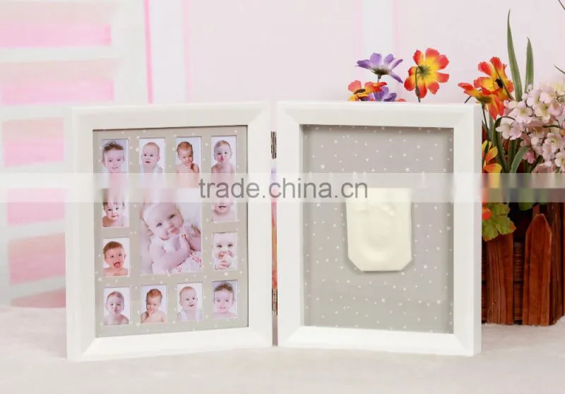 Best selling baby albums wood products first year frame kit