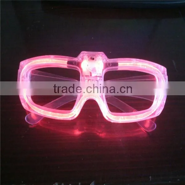 New Plastic optical glasses With Flashing Light glasses frame