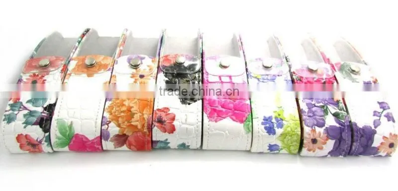 Colorful Flower Pattern Handmade eyeglasses glasses Case