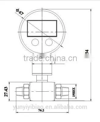 digital manometer china differential pressure manometer