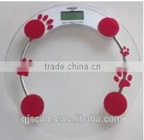 180kg house hold square glass digital personal body health scale