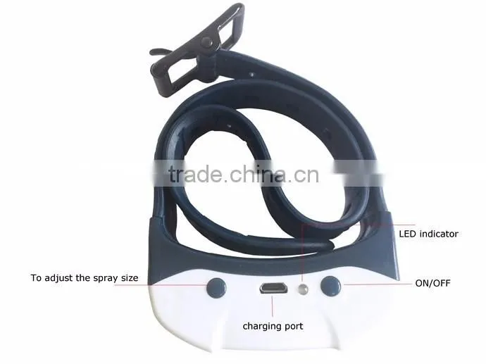 Rechargeable Mist-spray Anti bark dog control collar