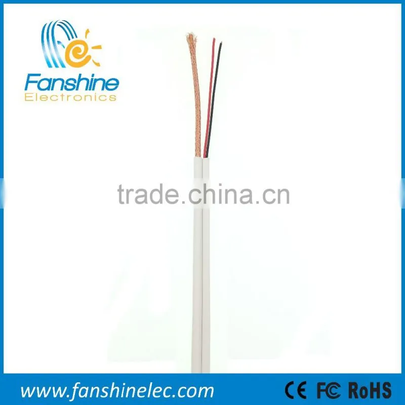 0.6mm Copper/CU RG59+2C CCTV Cable