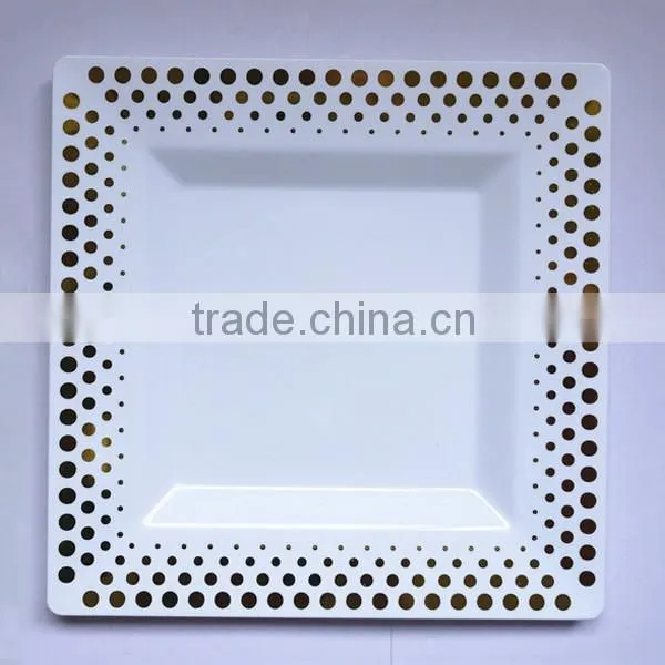 Disposable Dinner Plate with Hot Stamp