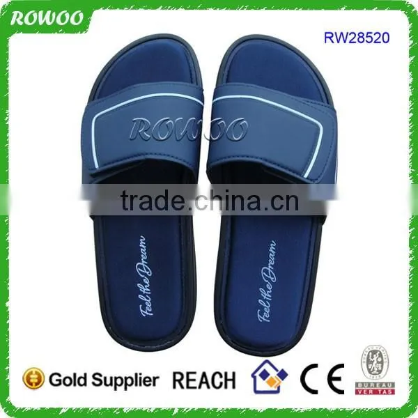 High Quality Memory foam bedroom Slippers Custom Designs Mens Slide Sandals