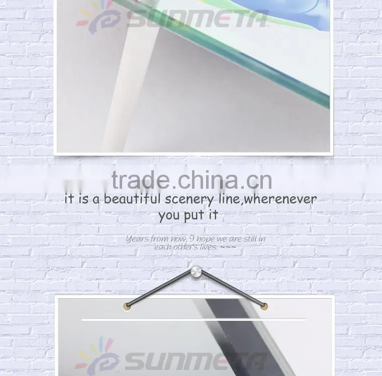 High Quarlity Sublimation Glass Photo Frame can be used for clock