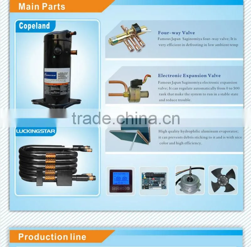 Air Source Heat Pump, Air to Water Heat Pump (LTWF(R) Series with Scroll Compressor)