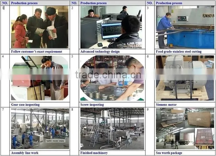 leisure inflated rice crispy food processing line