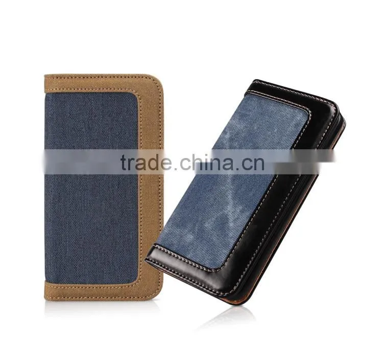 Hot PU Wallet mobile phone case for iPhone 6s/Samsung