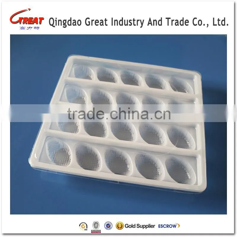 Disposable Food Trays for packing Blister dumpling tray frozen food tray