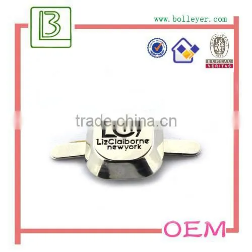 Metal Labels Tags and Fashion Plates for handbag