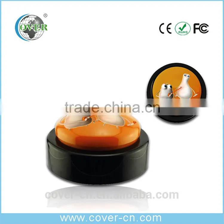 Programmable Talking Button with custom sounds/Logos For Promotional Gifts