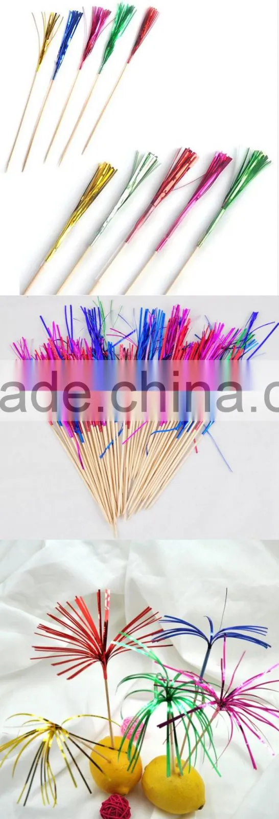 cocktail toothpicks colorful decorative party toothpicks